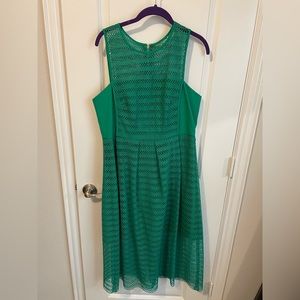 Emerald green dress